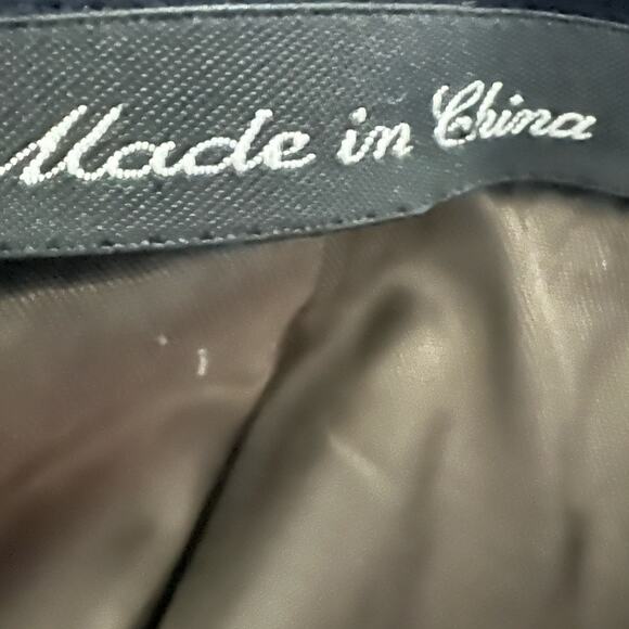 Lyle & Scott Black Three Button Front Worsted Wool Sports Coat Size 46R - Picture 6 of 8